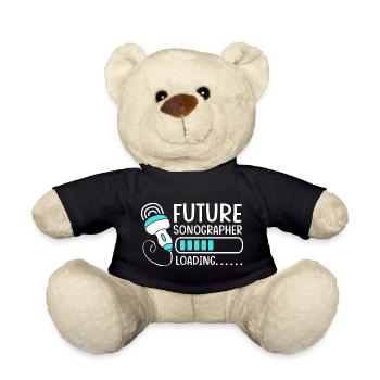 Kardiographie Kardiogramm - Teddy - Schwarz - Vorne