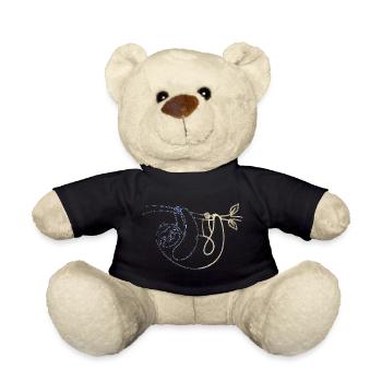 Faultier - Teddy - Schwarz - Vorne