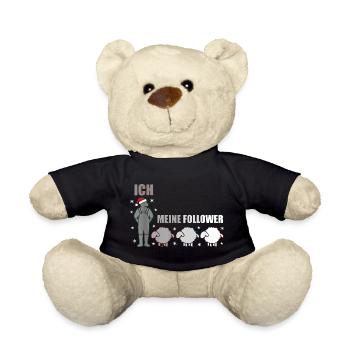 Ich Und Meine Follower Schäfer Schafe Weihnachten - Teddy - Schwarz - Vorne