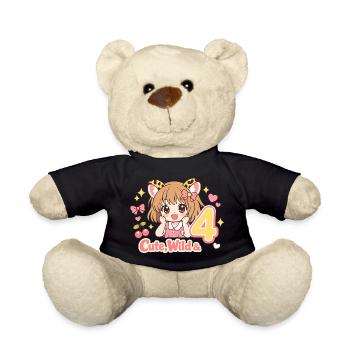 Cute Wild & 4 Leopard Girl Theme - Teddy - Schwarz - Vorne