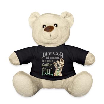 Hund Caffe full - Teddy - Schwarz - Vorne