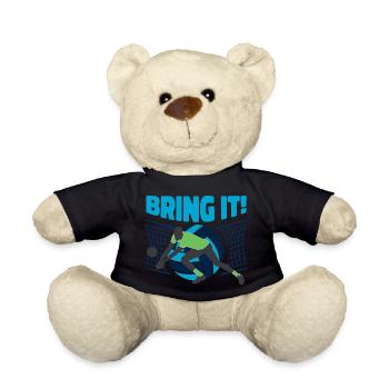 Bring It! Volleyball Annahme am Netz Blau - Teddy - Schwarz - Vorne