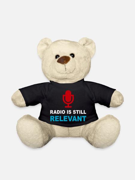 Radio noch relevant - Teddy - Schwarz