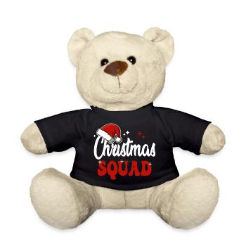 Weihnachtsmannschaft - Teddy - Schwarz - Vorne
