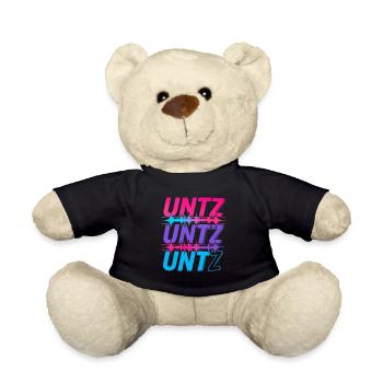 UNTZ UNTZ UNTZ Techno Raver Goa Trance Festival - Teddy - Schwarz - Vorne