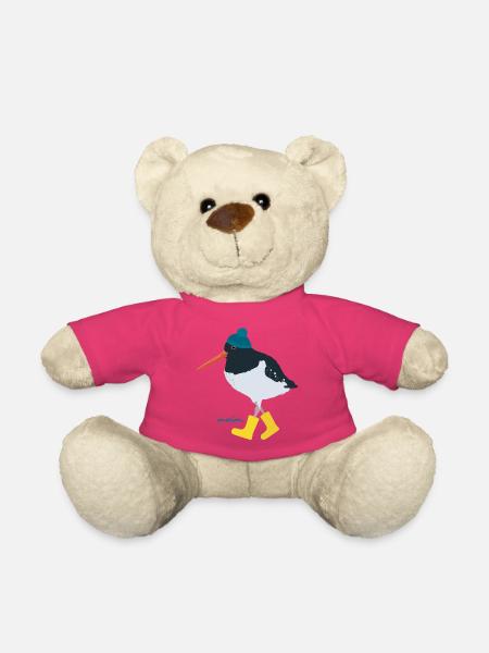 Austernfischer mit Gummistiefeln moin - Teddy - Pink