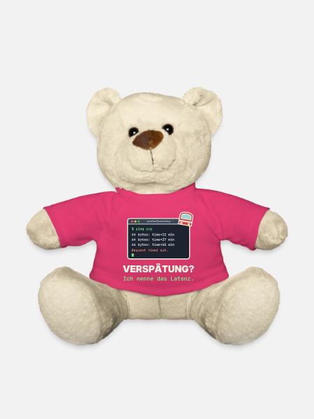 Ping Verzögerung: Latenz Meme - Teddy - Pink