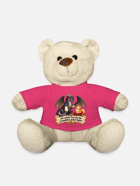 Ich arbeite hart für das Luxusleben meiner Katze - Teddy - Pink