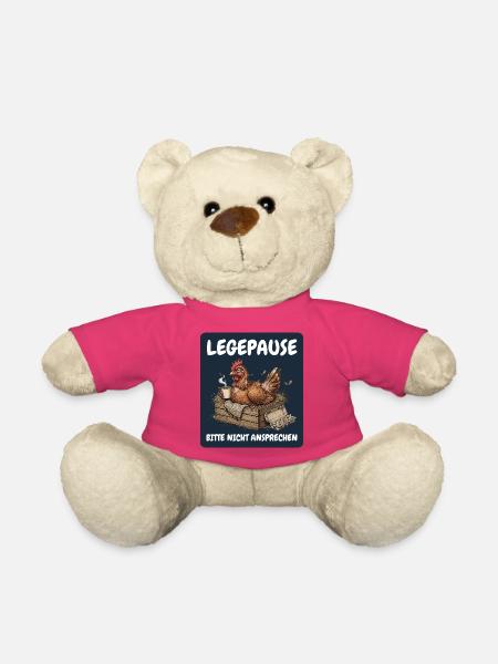 Legepause – Bitte nicht ansprechen Huhn - Teddy - Pink