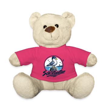 Fischkopp Schietwetter. Wat mutt, dat mutt. - Teddy - Pink - Vorne