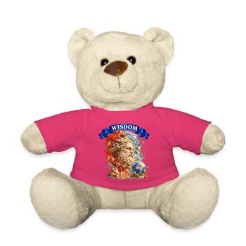 Ancient Wisdom – Greek Philosopher Art - Teddy - Pink - Vorne