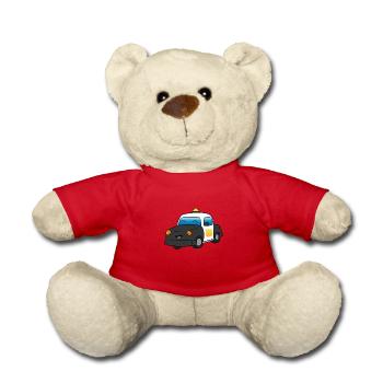 Polizei - Teddy - Rot - Vorne