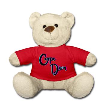 Nutze den Tag - Teddy - Rot - Vorne