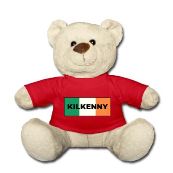 Kilkenny City in irischer Flagge - Teddy - Rot - Vorne