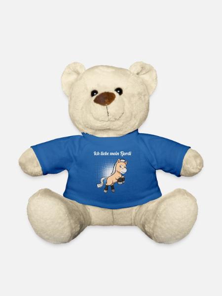 Ich liebe mein Fjordi Norweger Pferd Fjordpferd - Teddy - Königsblau