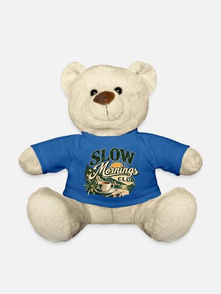 Slow Mornings Club – Vintage Coffee & Lifestyle - Teddy - Königsblau