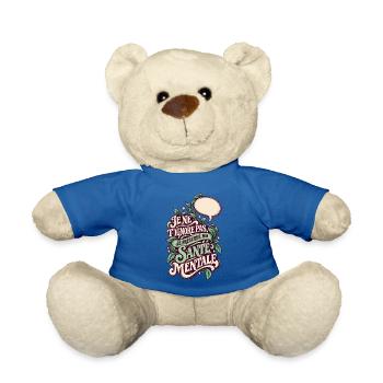 Ich ignoriere dich nicht, ich bewahre meinen Verstand - Teddy - Königsblau - Vorne