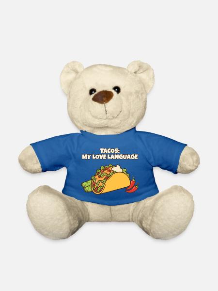Tacos Meine Liebessprache Lustiger Taco-Foodie - Teddy - Königsblau