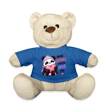 Panda Gefühle Groß Sein - Teddy - Königsblau - Vorne