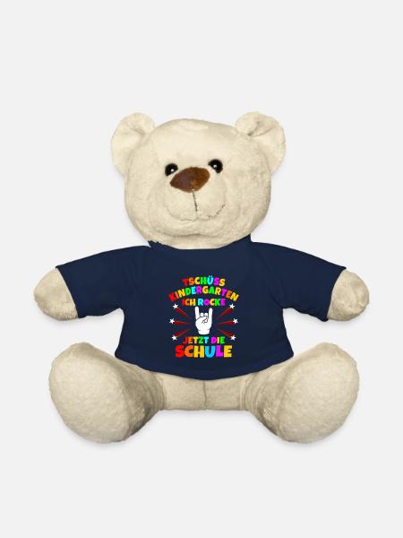 Tschüss Kindergarten Rocke Jetzt die Schule Einsch - Teddy - French Navy