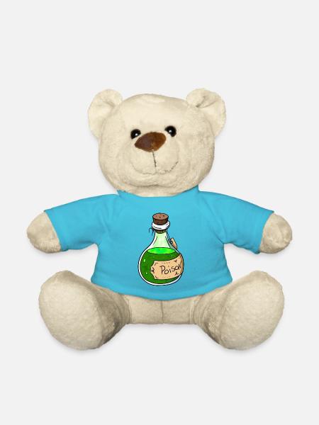 Gift Flasche - Teddy - Atollblau