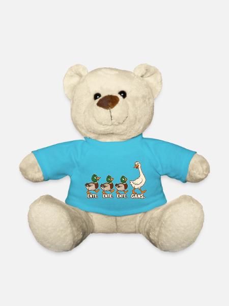Ente Ente Ente Gans Tierhumor - Teddy - Atollblau