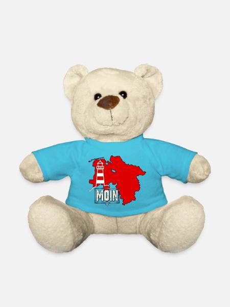 Moin Niedersachsen Leuchtturm - Teddy - Atollblau