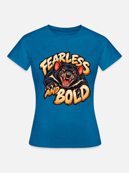 Wolverine - Frauen T-Shirt - Antikblaues Saphir meliert
