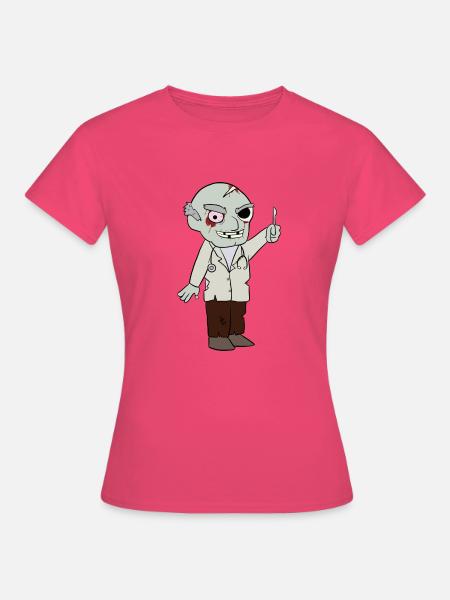Zombie Doktor Arzt - Frauen T-Shirt - Azalea