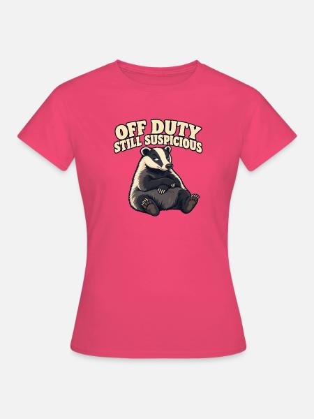 Außer Dienst stehender Dachs - Frauen T-Shirt - Azalea
