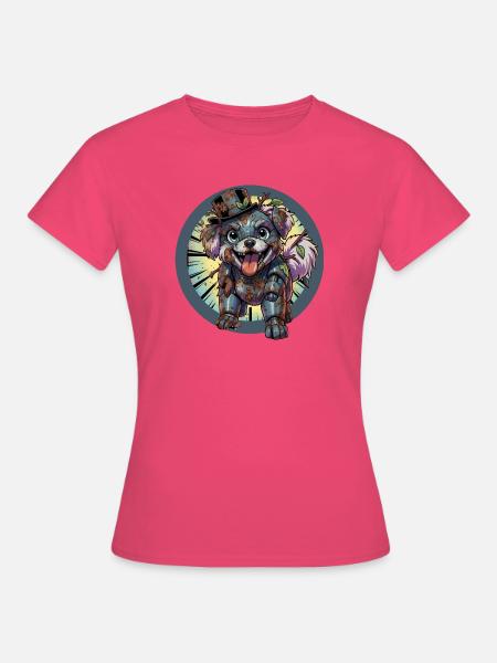 Mecha Hund Rostig und Verschmutzt - Frauen T-Shirt - Azalea