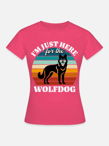 Lustige Wolfhund Sprüche - Frauen T-Shirt - Azalea
