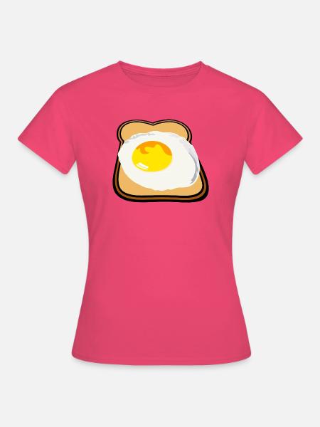 Spiegelei Toast - Frauen T-Shirt - Azalea