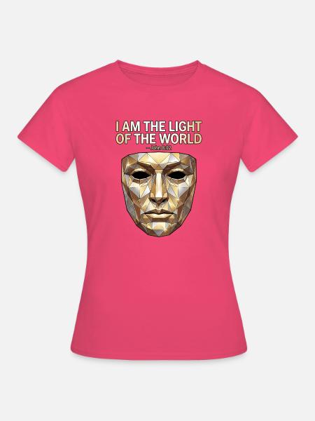 Ritter Maske Jesus Bibel Spruch - Frauen T-Shirt - Azalea