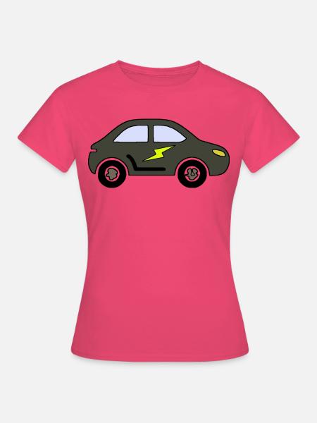 Blitzauto Silhouette - Frauen T-Shirt - Azalea