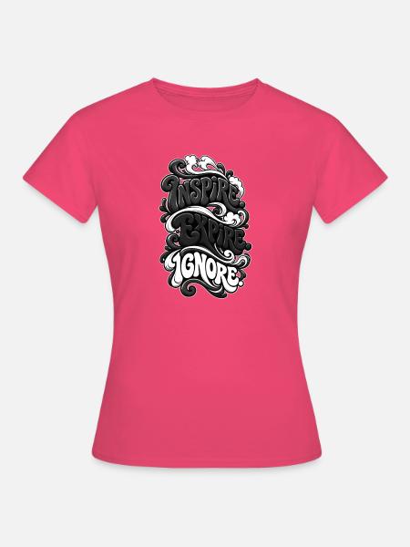 Einatmen. Sterben. Ignorieren. (Schwarz-weiß) - Frauen T-Shirt - Azalea
