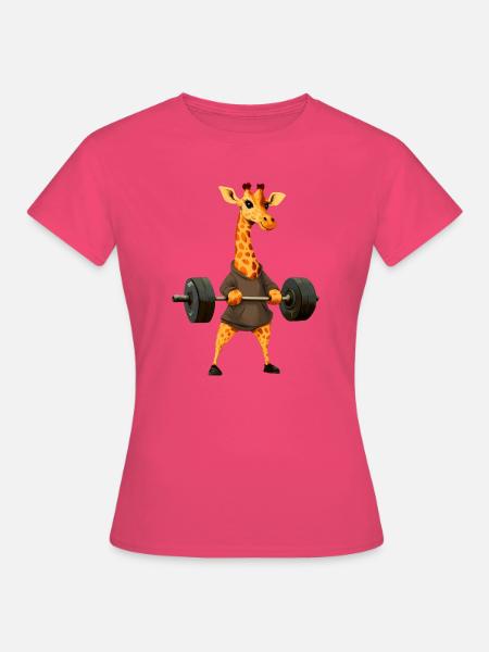 Trainer Giraffe - Frauen T-Shirt - Azalea