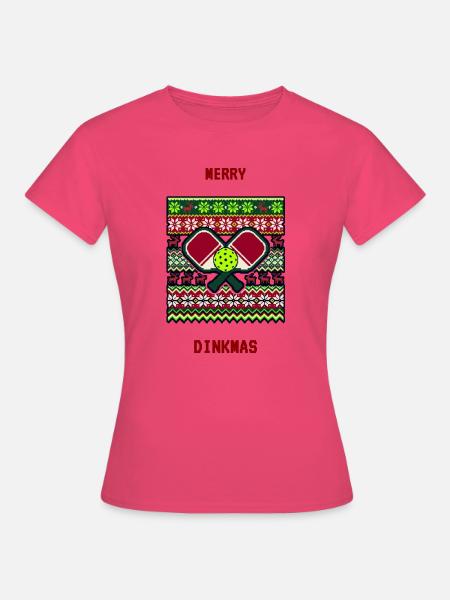 Herz Golf im Winterstrick-Muster - Frauen T-Shirt - Azalea