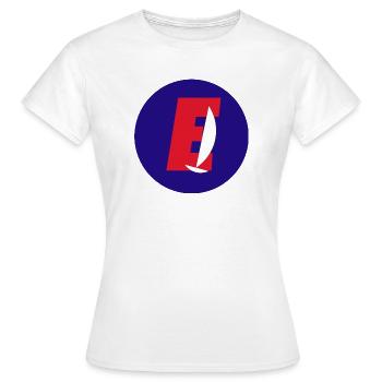 Europe Klassenzeichen - Frauen T-Shirt - Weiß - Vorne - AI Model Female 172 dark (172cm)