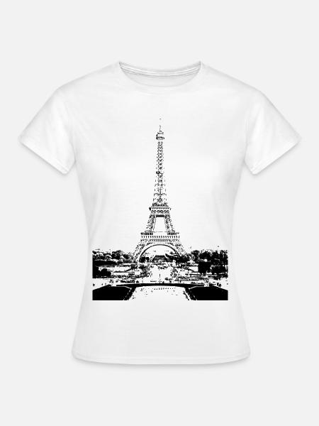 Paris. - Frauen T-Shirt - Weiß