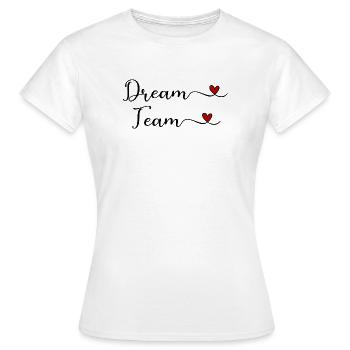 Équipe de rêve - T-shirt Femme - blanc - Devant - AI Model Female 172 dark (172cm)