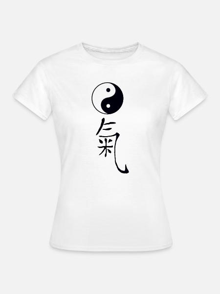 tao qi - Frauen T-Shirt - Weiß