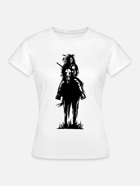 Indianer - Frauen T-Shirt - Weiß