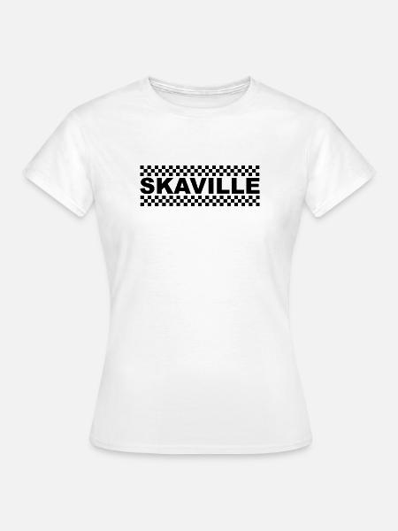Skaville - Frauen T-Shirt - Weiß