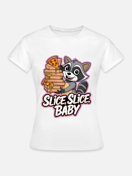 Tranche, Tranche, Bébé - T-shirt Femme - blanc