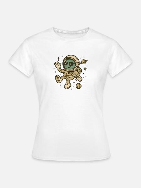 Willkommen im All - Frauen T-Shirt - Weiß