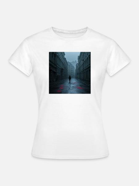 Nebelstrom City - Frauen T-Shirt - Weiß