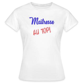 GELIEBTE - Frauen T-Shirt - Weiß - Vorne - AI Model Female 172 dark (172cm)