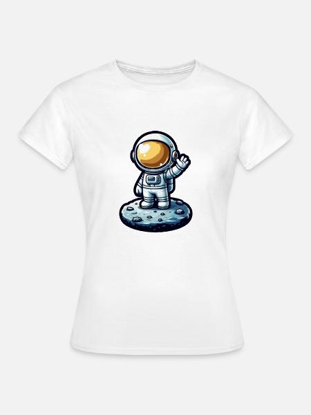 Kleiner Astronaut – Mondlandung - Frauen T-Shirt - Weiß