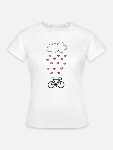 Ich liebe Radfahren Radfahren Radfahren - Frauen T-Shirt - Weiß